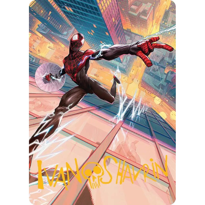 Ultimate Spider-Man Art Card (Gold-Stamped Signature) [Marvel’s Spider-Man Art Series]