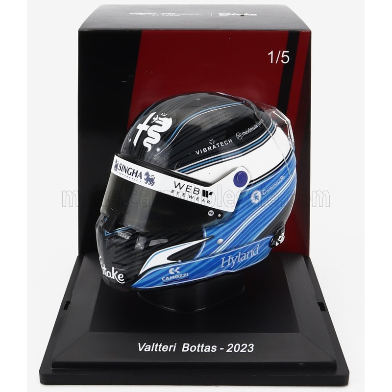 BELL HELMET | F1  CASCO HELMET ALFA ROMEO C43 TEAM STAKE N 77 SEASON 2023 VALTTERI BOTTAS | 2 TONE