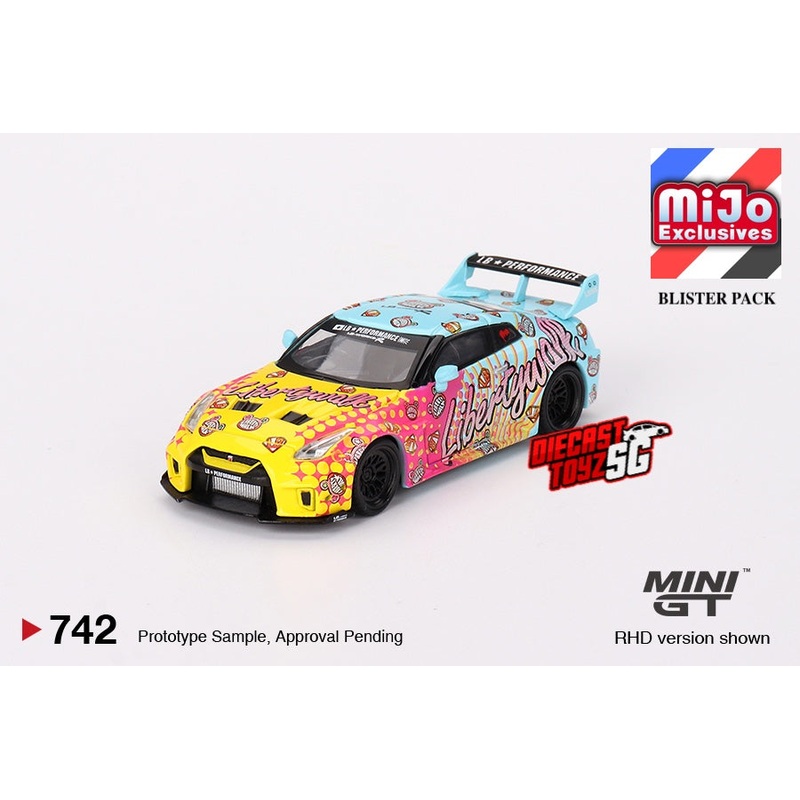 MINI GT #742 1/64 LB-Silhouette WORKS GT NISSAN 35GT-RR Ver.1 LBWK KUMA ( RHD ) – BLISTER PACK