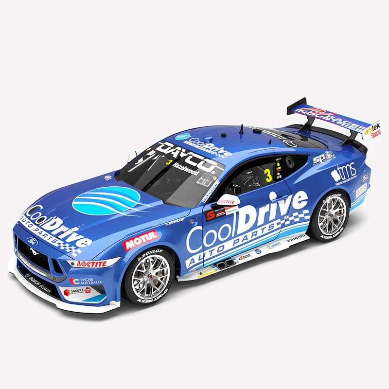Todd Hazelwood – CoolDrive Racing #3 Ford Mustang GT – 2023 Supercars Championship Season – 1:43 Scale Diecast Model –