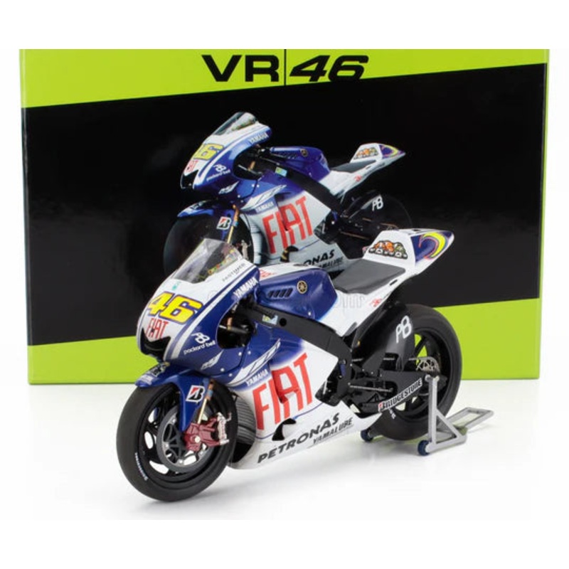 Yamaha YZR-M1 Team Fiat Yamaha Valentino Rossi World Champion MotoGP 2009 Diecast – 1:12 Scale – Minichamps