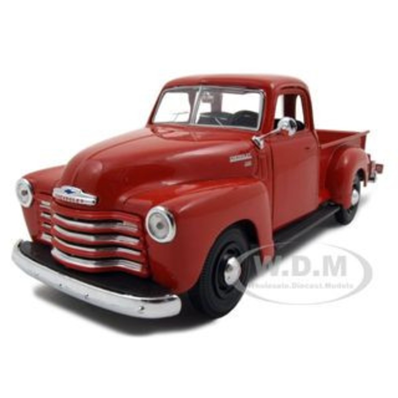 1950 Chevrolet 3100 Pickup Truck Omaha Orange 1/25 Diecast  Model Car by Maisto