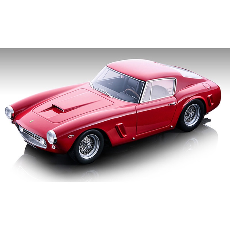 1962 Ferrari 250 GT SWB Racing Red Clienti Corsa Mythos Series Limited Edition to 100 pieces Worldwide 1/18 Model Car by Tecnomodel