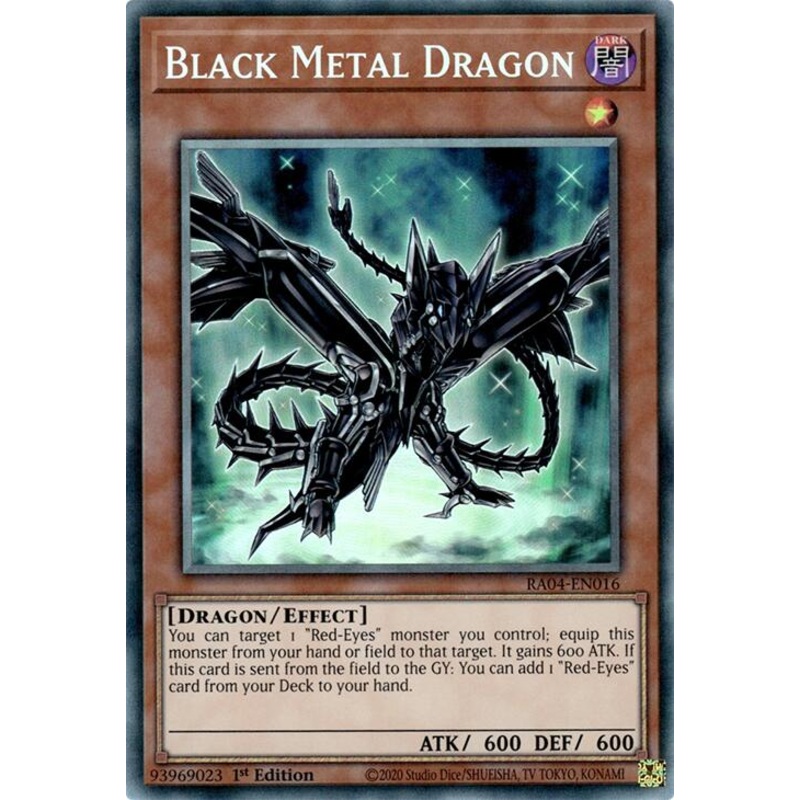 Black Metal Dragon [RA04-EN016] Prismatic Collector’s Rare