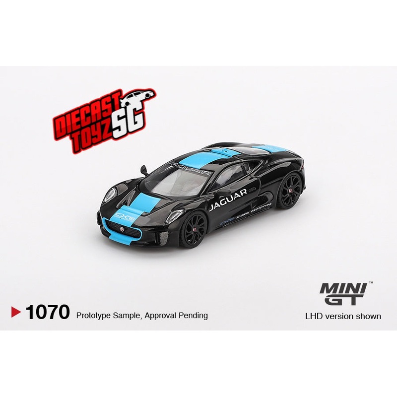 MINI GT #1070 1/64 Jaguar C-X75 Black (LHD)