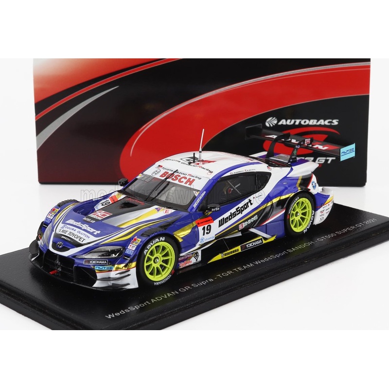 TOYOTA | SUPRA GR TEAM WEDSSPORT BANDOH N 19 GT500 CLASS SUPER GT 2021 YUJI KUNIMOTO – RITOMO MIYATA