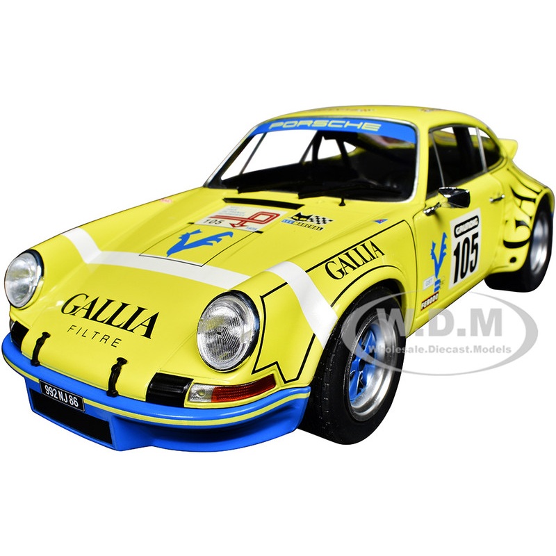 Porsche 911 RSR #105 Jean-Louis Lafosse – J. P.Angoulet Tour de France Automobile (1973) Competition Series 1/18 Diecast Model Car by Solido