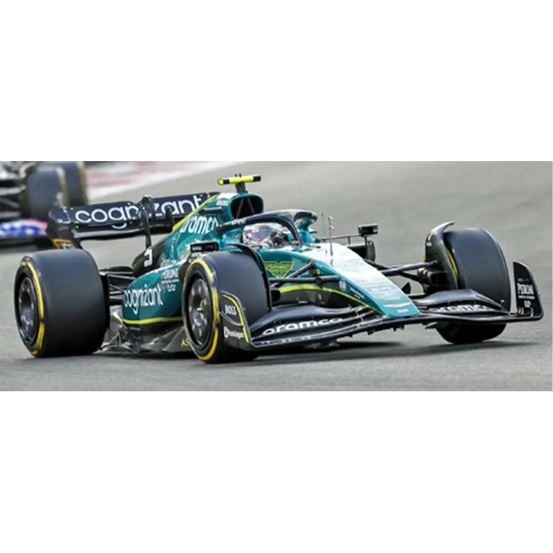 *PRE-ORDER* Aston Martin AMR22 No.5 Aramco Cognizant F1 Team – Abu Dhabi GP 2022 – Last Race. Sebastian Vettel. With Acrylic Cover – 1:18 Scale Resin Model Car