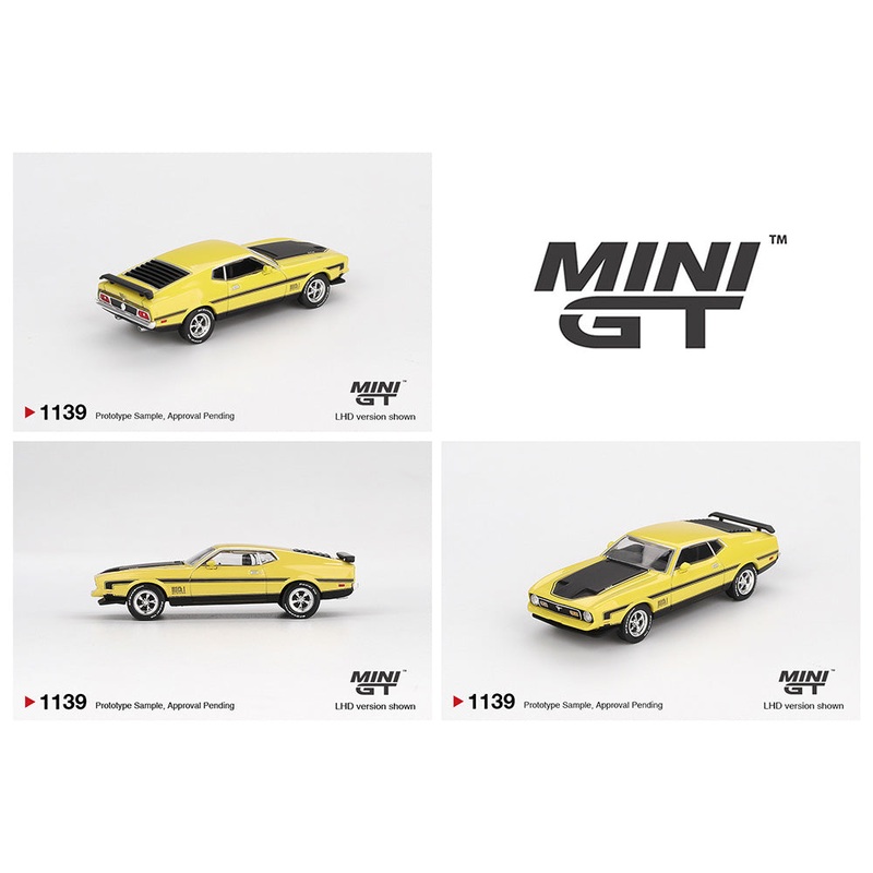 *PREORDER* MINI GT 1:64 Ford Mustang Mach1- Grabber Yellow