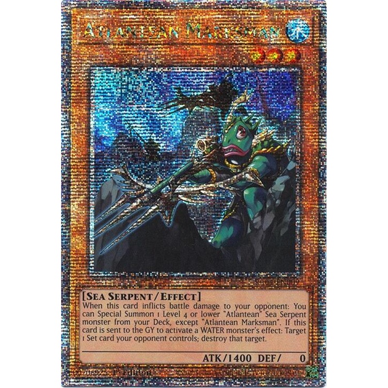 Atlantean Marksman [RA04-EN009] Quarter Century Secret Rare