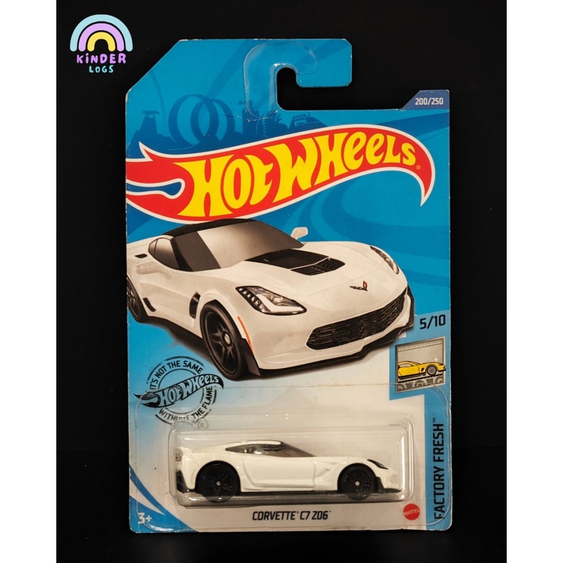 Hot Wheels Chevrolet Corvette C7 Z06 – White (2020 Card)