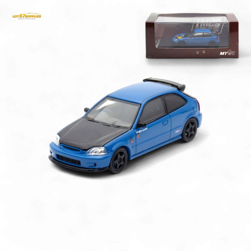 Motorhelix Honda Civic EK9 Malaysia Limited Edition – Blue 1:64