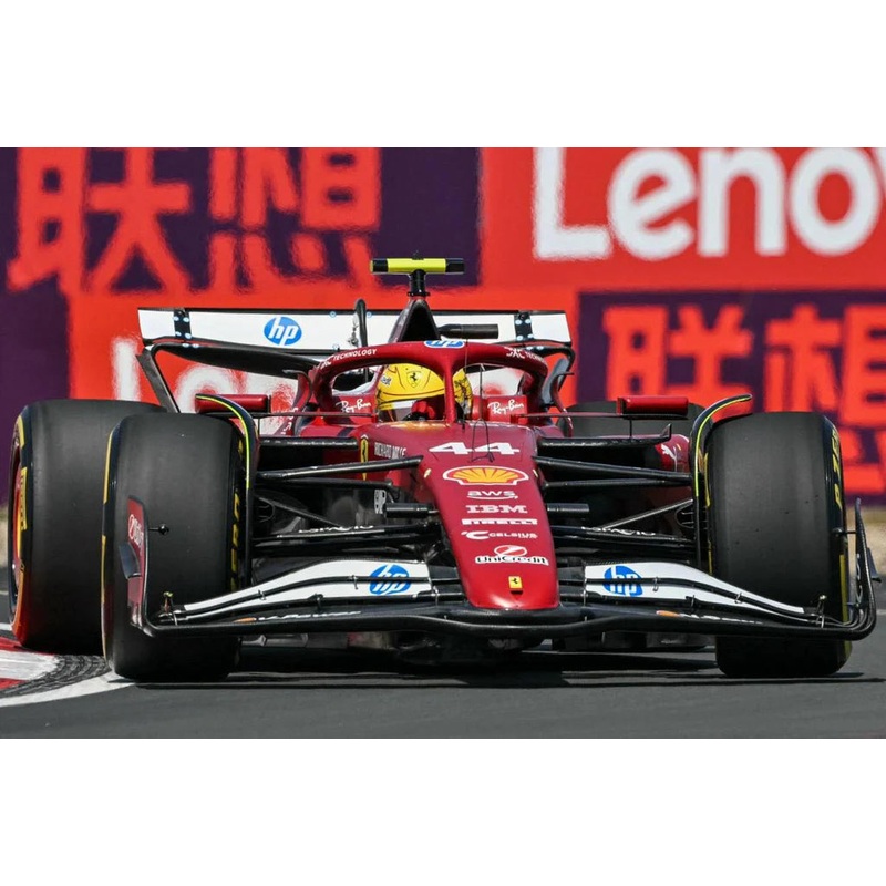 *PRE-ORDER* 2025 Lewis Hamilton – China Sprint Winner – #44 Ferrari SF-25 – 1:43 Scale Resin Model – Looksmart