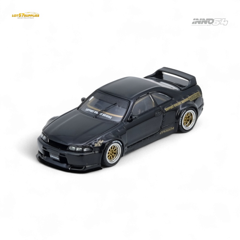 (Pre-Order) inno64 PANDEM GT-R (BCNR33) – Black 1:64