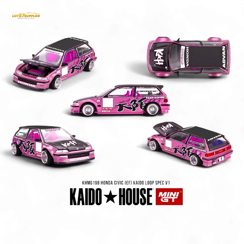 (Pre-Order) Kaido House Honda Civic (EF) Kaido Loop Spec V1 – 1:64