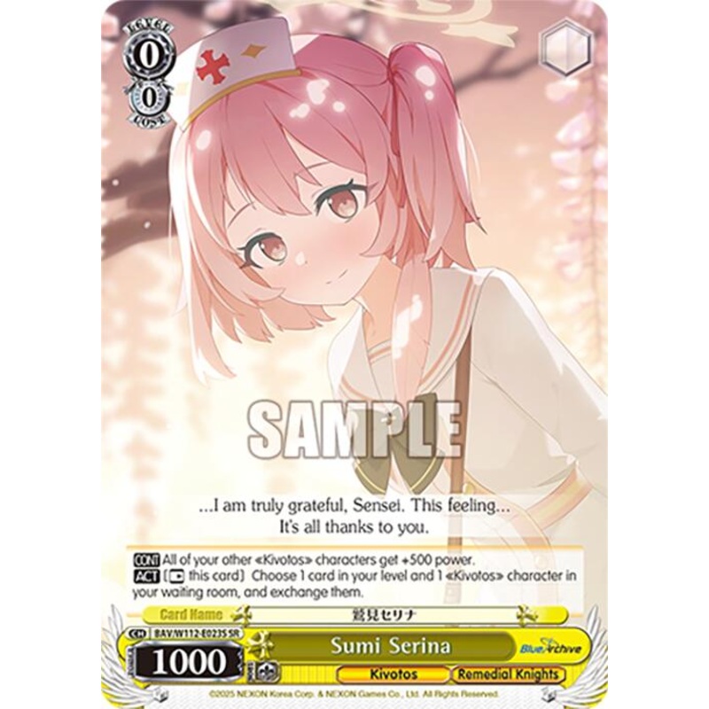 Sumi Serina (BAV/W112-E023S SR) [Blue Archive]