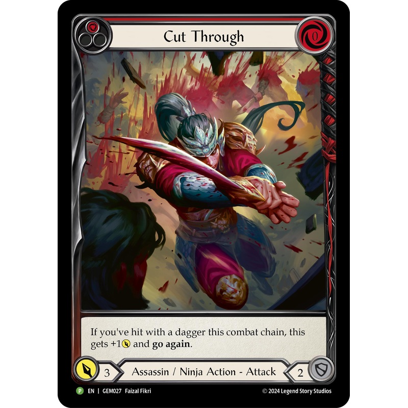 Cut Through (Red) [GEM027] (GEM Pack 1)  Rainbow Foil