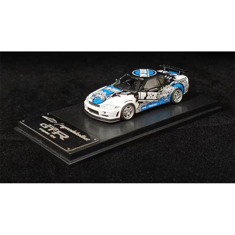 Model Collect 1/64 SKYLINE R34 V-SPEC TOP SECRET