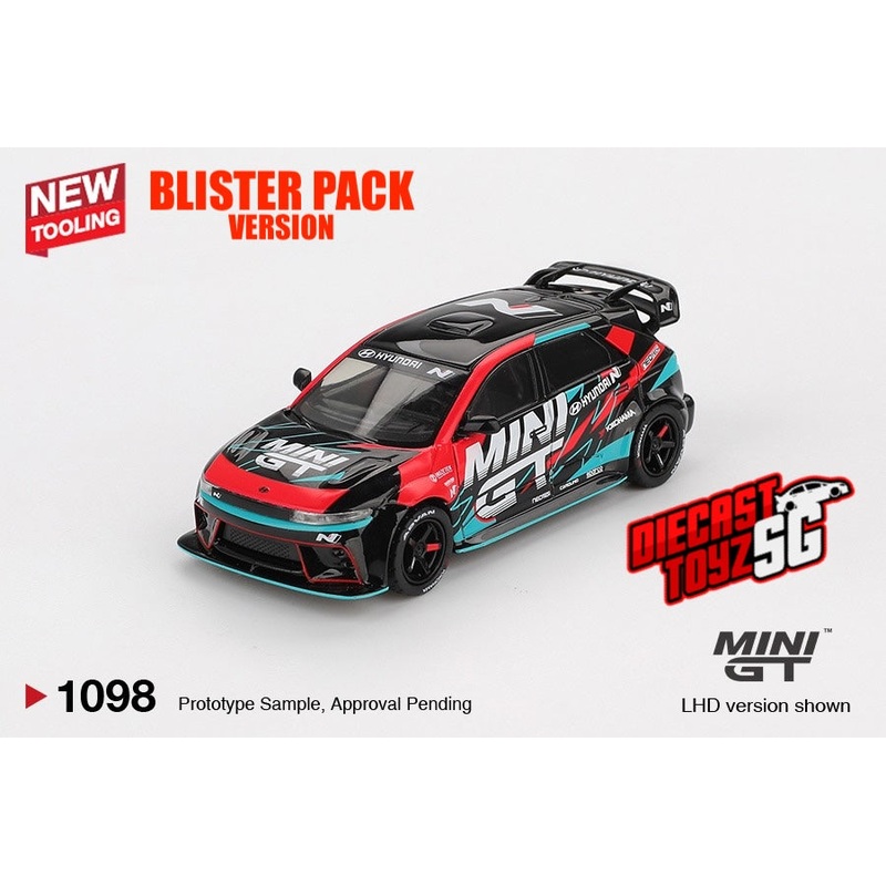 * PRE ORDER * MINI GT #1098 1/64 Hyundai Ioniq 5N MINI GT RS-01T 2025 Tokyo Auto Salon (LHD) – BLISTER PACK