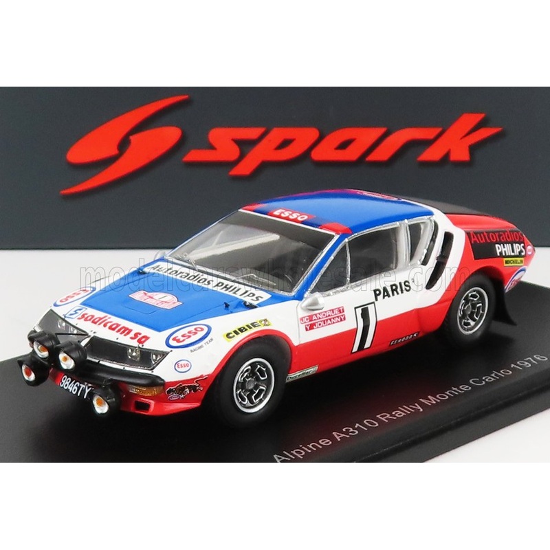 RENAULT | ALPINE A310 N 1 RALLY MONTECARLO 1976 J.C.ANDRUET – Y.JOUANNY