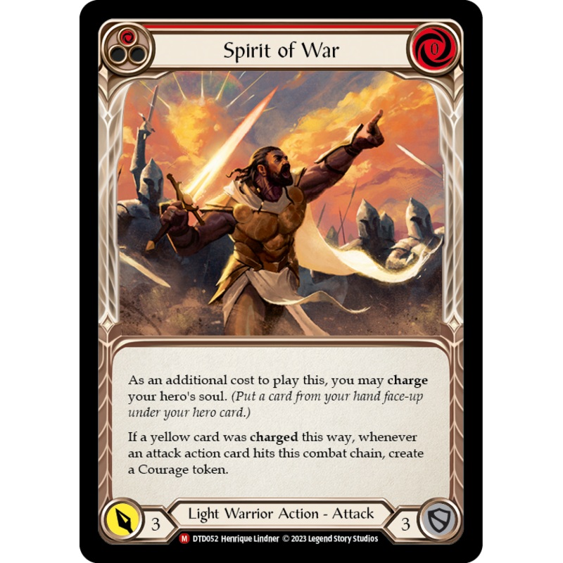 Spirit of War [DTD052] (Dusk Till Dawn)  Rainbow Foil
