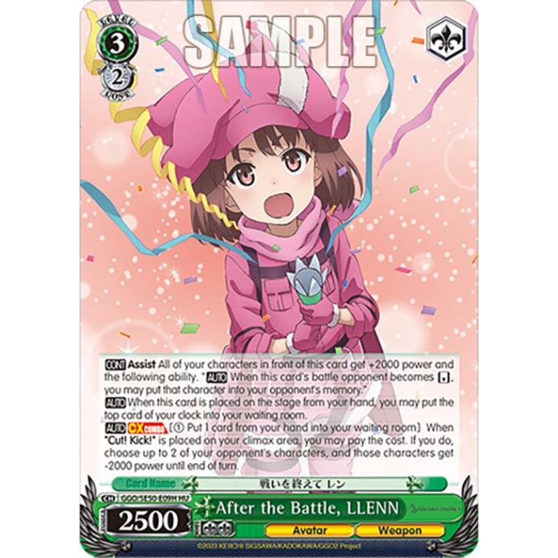 After the Battle, LLENN (GGO/SE50-E09H HC) [SAO AlternativeGun Gale Online2 Premium Booster]