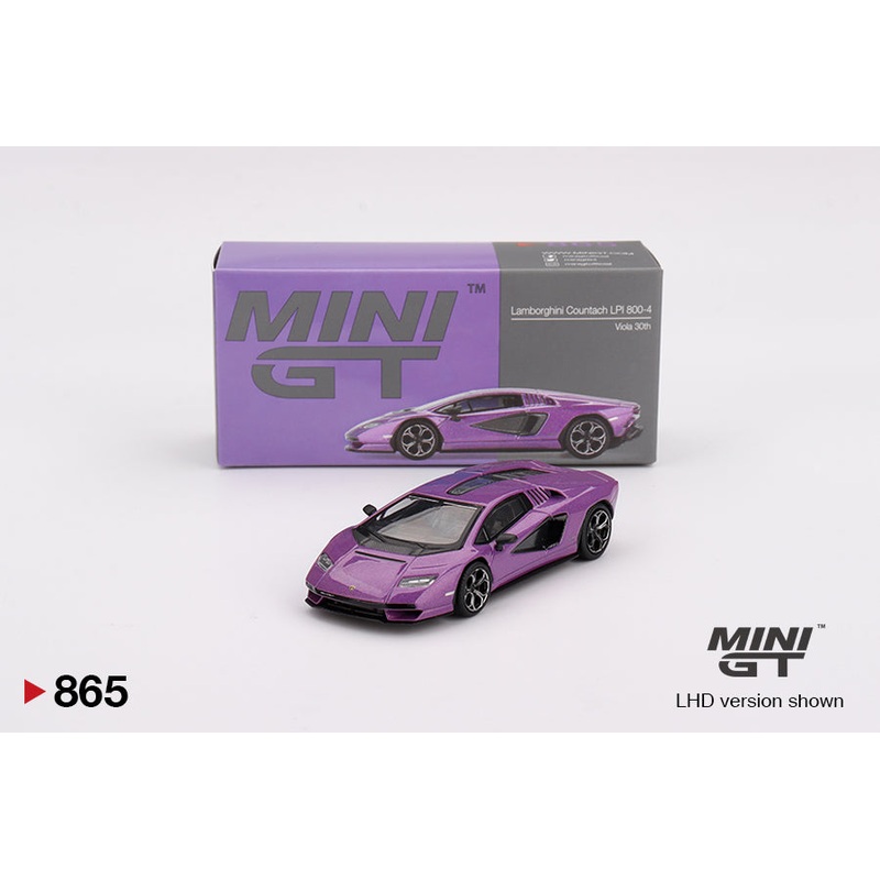 Mini GT 1:64 Lamborghini Countach LPI 800-4 Viola 30th (MGT00865-CH)