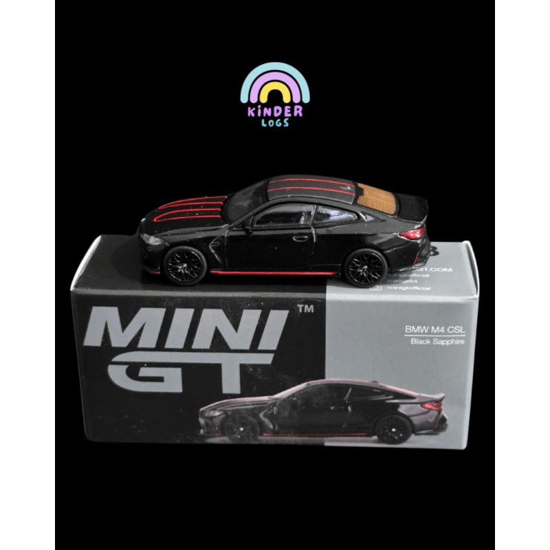 Mini GT BMW M4 CSL Black Sapphire (Open Box)