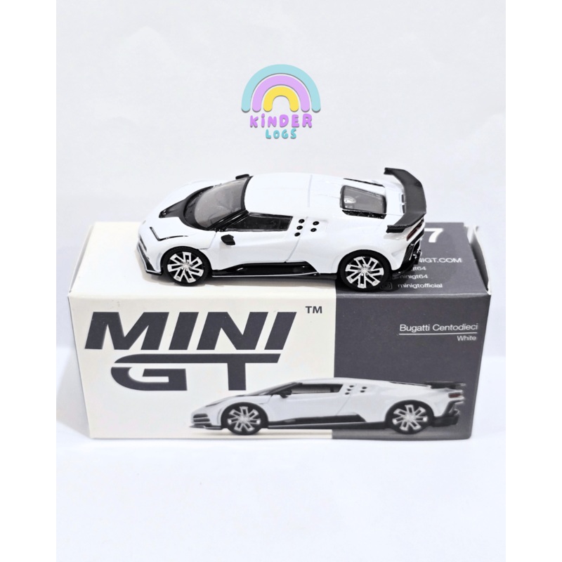 Mini GT Bugatti Centodieci (White) – Open Box