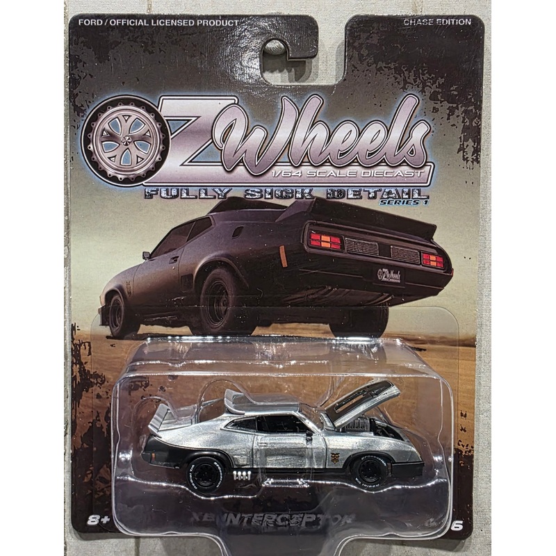 OZ WHEELS – XB Interceptor – Fully Sick – Raw Chase Edition – 1:64 Scale Diecast Model