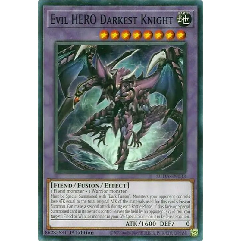 Evil HERO Darkest Knight [SUDA-EN033] Common