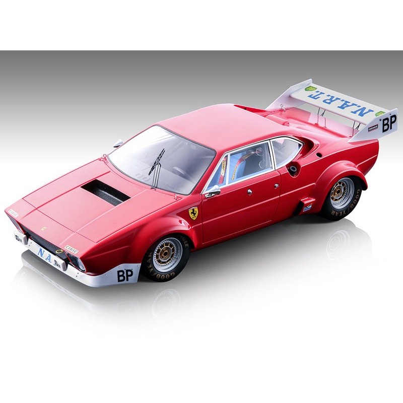 Ferrari 308 GTB4 LM Red Press Version (1974) Mythos Series Limited Edition to 90 pieces Worldwide 1/18 Model Car by Tecnomodel