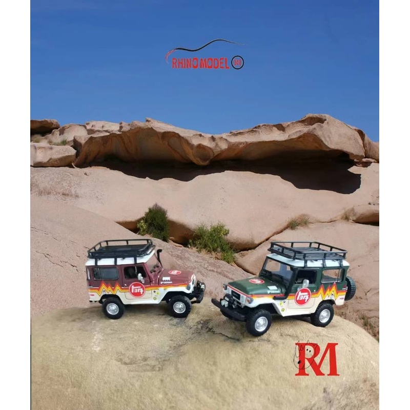 Rhino Model RM 1/64 Diecast Model Land Cruiser FJ40 (J40/LC40) Off-Road Version