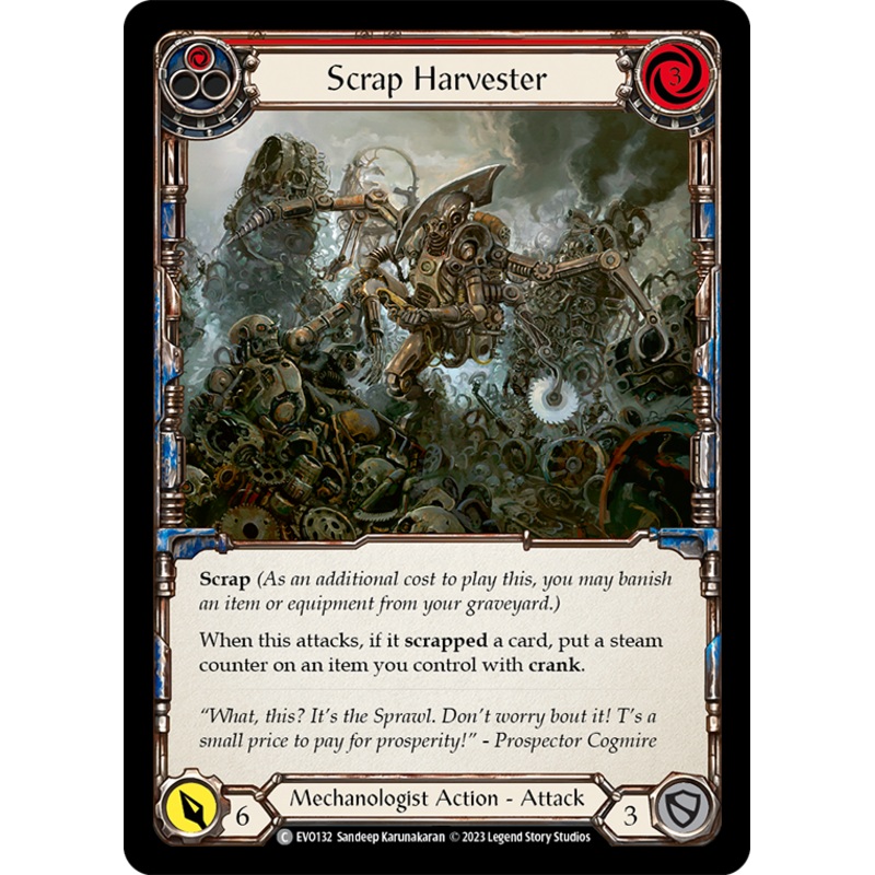 Scrap Harvester (Red) [EVO132] (Bright Lights)