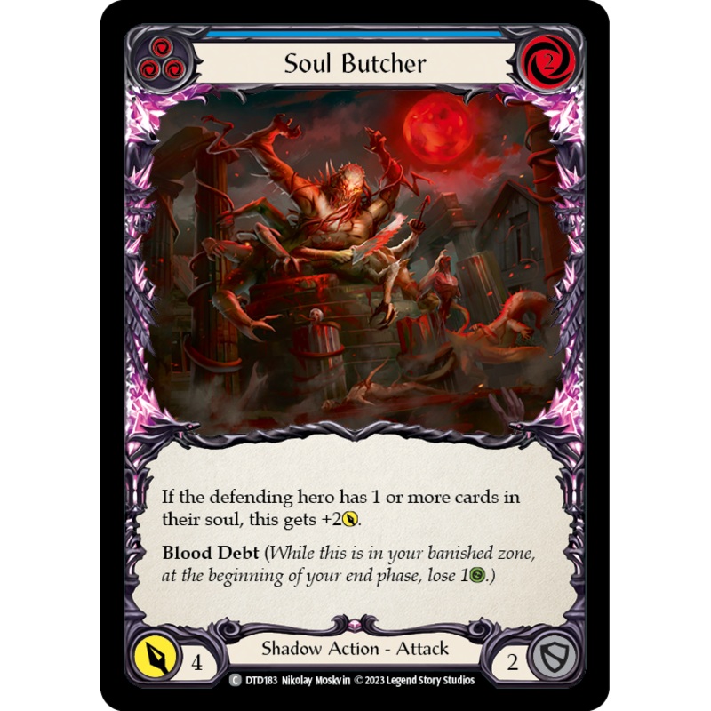 Soul Butcher (Blue) [DTD183] (Dusk Till Dawn)  Rainbow Foil