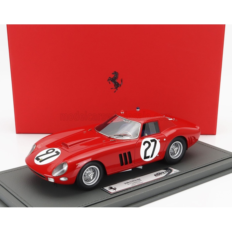 FERRARI | 250 GTO COUPE TEAM NORTH AMERICAN RACING N.A.R.T. N 27 24h LE MANS 1964 FERNAND TAVANO – BOB GROSSMAN – CON VETRINA – WITH SHOWCASE
