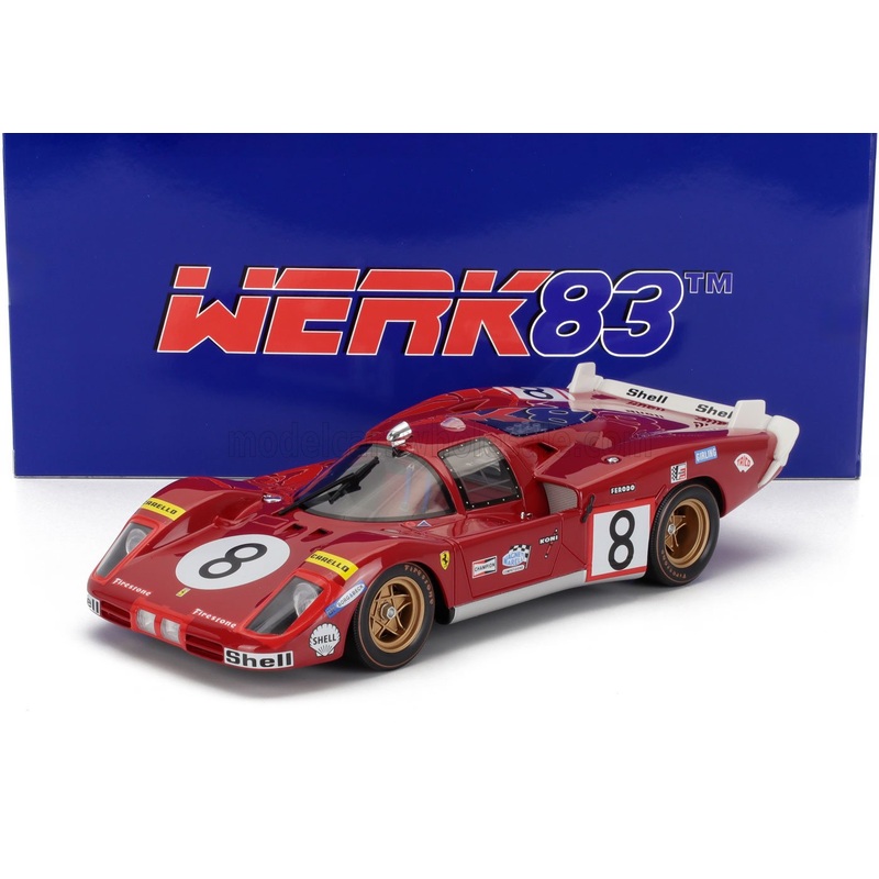 FERRARI | 512S 5.0L V12 LONG TAIL TEAM SEFAC SPA FERRARI N 8 24h LE MANS 1970 ARTURO MERZIARIO – CLAY REGAZZONI