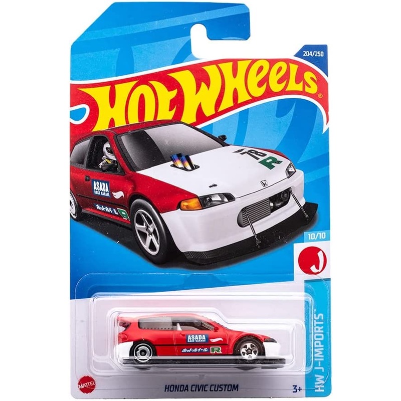 Hot Wheels HHF74 Basic Car, Honda Civic Custom