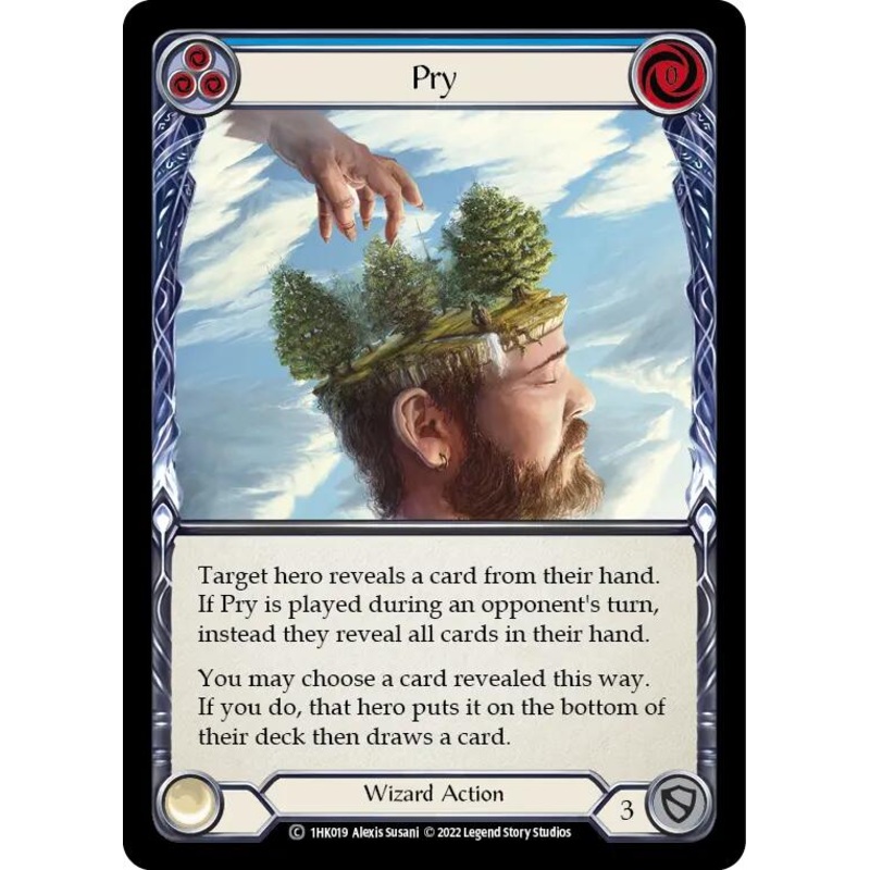 Pry (Blue) [1HK019] (Historic Pack 1 Blitz Deck: Kano)