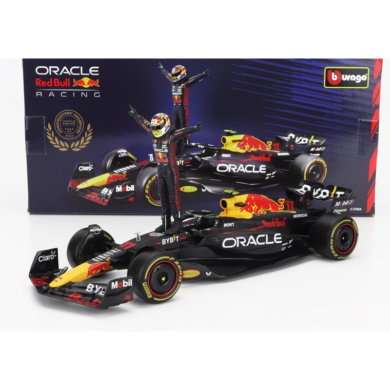 RED BULL | F1  RB19 TEAM ORACLE RED BULL RACING N 11 SEASON 2023 SERGIO PEREZ | MATT BLUE YELLOW