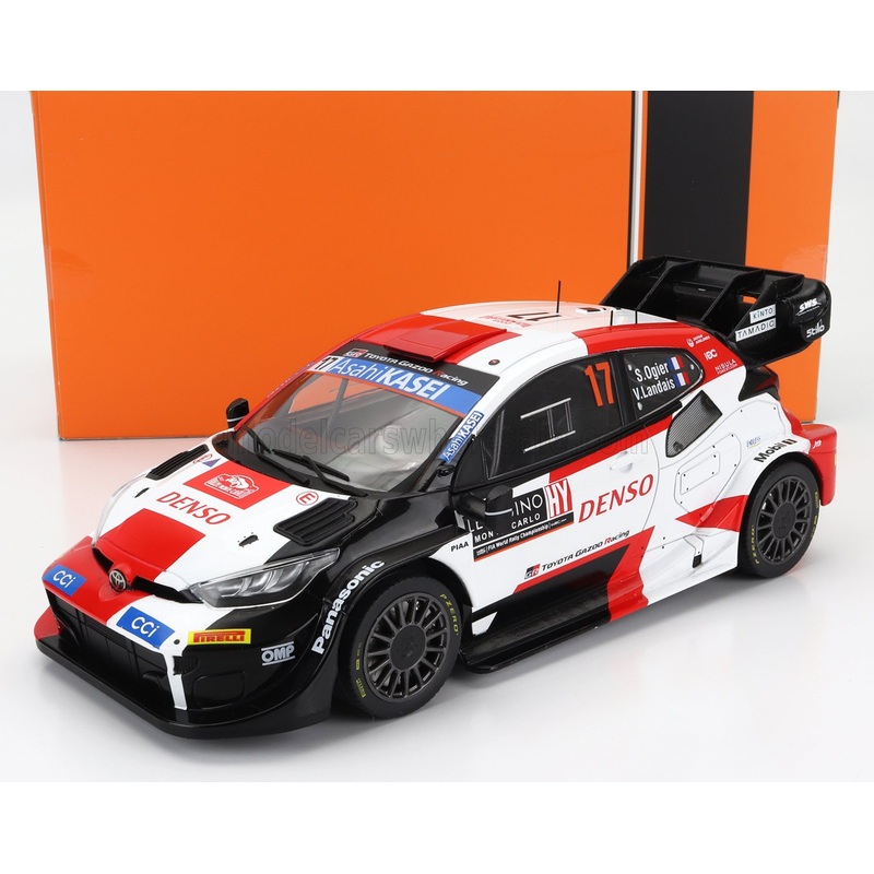 TOYOTA | YARIS GR HYBRID RALLY1 TEAM TOYOTA GAZOO RACING WRT N 17 WINNER RALLY MONTECARLO 2023 SEBASTIAN OGIER – VINCENT LANDAIS