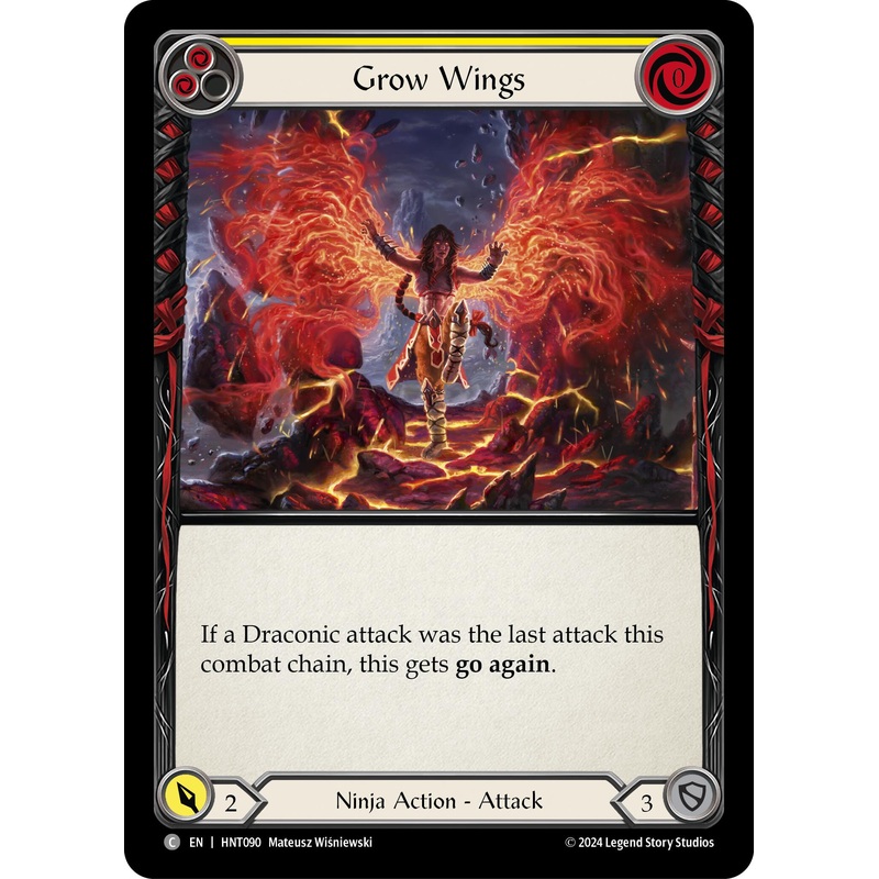 Grow Wings (Yellow) [HNT090] (The Hunted)