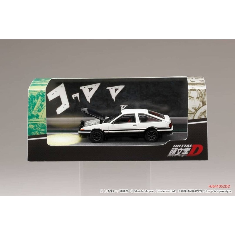 Hobby Japan 1/64 Toyota Sprinter Trueno GT Apex AE86 HJ641052DD – VS Tomoyuki Tachi( Carbon-Hood)