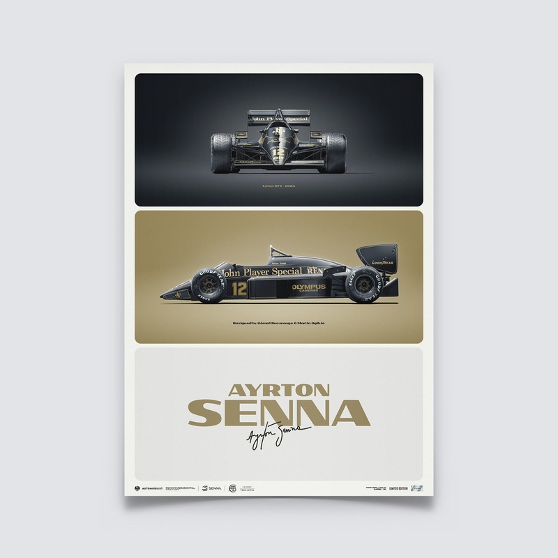 Lotus 97T – Ayrton Senna – The First Win – Estoril, 1985 – Limited Edition Print