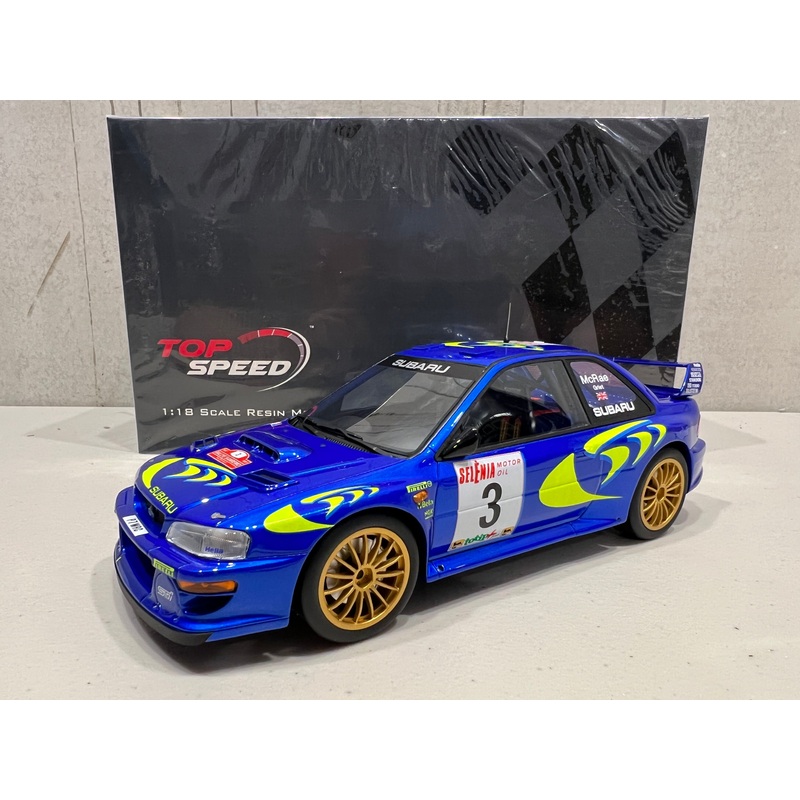 Subaru Impreza WRC97 1997 Rally Sanremo Winner #3 – 1:18 Scale Resin Model Car – TopSpeed