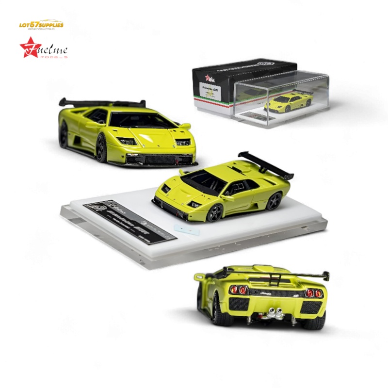 #142/299 – Fuelme Lamborghini Diablo GTR – Verde Scandal 1:64 Resin
