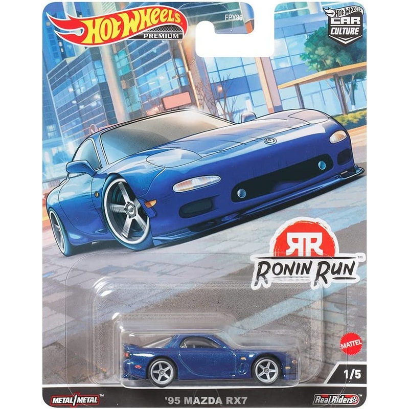Hot Wheels HCK13 Car Culture Ronin Run ’95 Mazda RX7 BLUE
