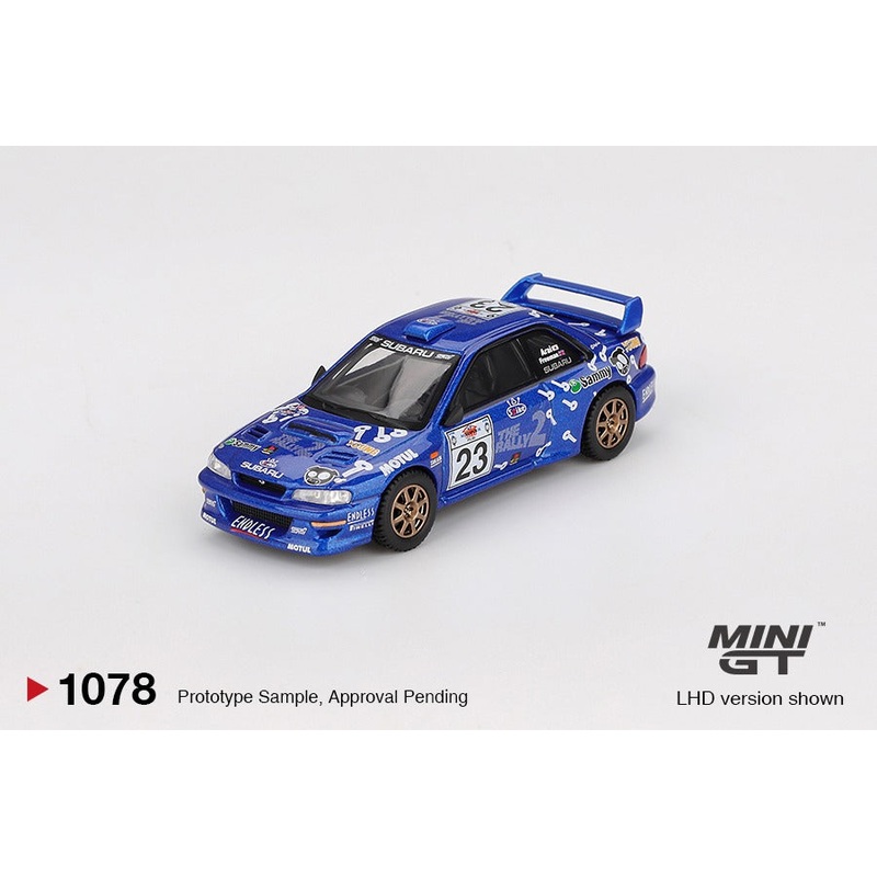 * PRE ORDER * MINI GT #1078 1/64 Subaru Impreza WRC99 #23 2000 Acropolis Rally ( LHD )