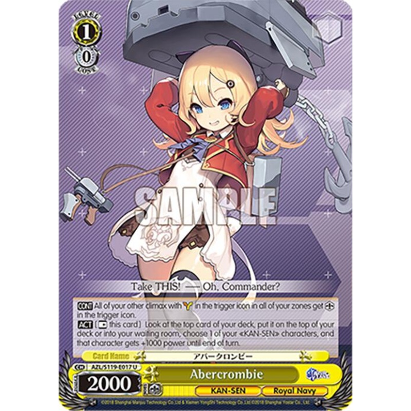 Abercrombie (AZL/S119-E017 U) [Azur Lane Vol. 2]
