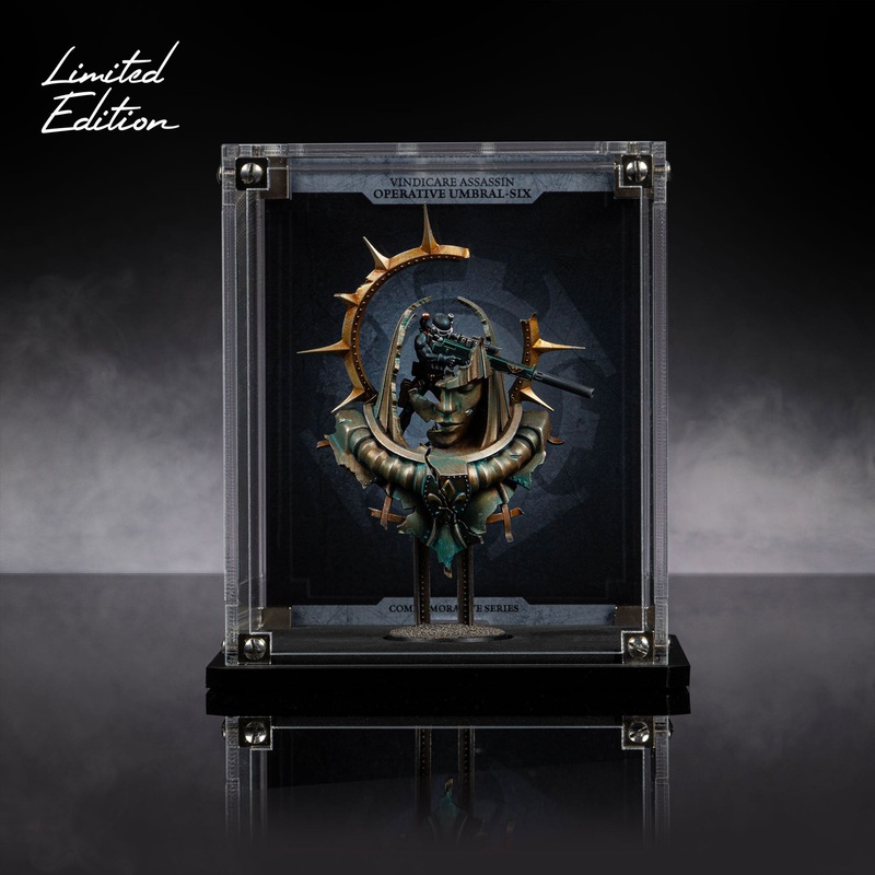 Display Case for Warhammer+ Vindicare Assassin – Operative Umbral-six